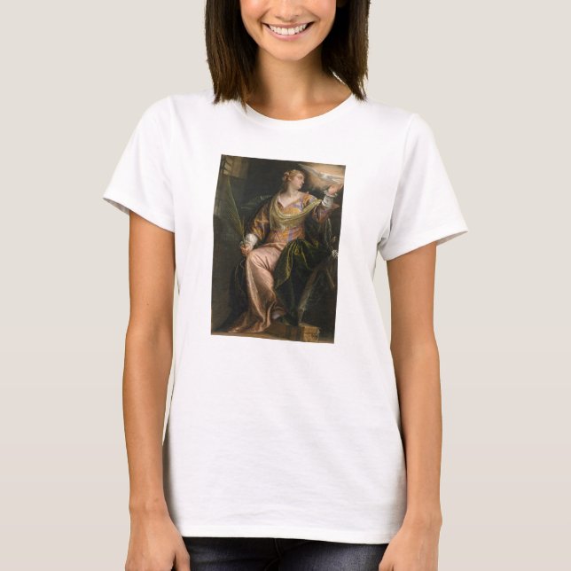 T-shirt Saint Catherine de l'Alexandrie en prison (Devant)