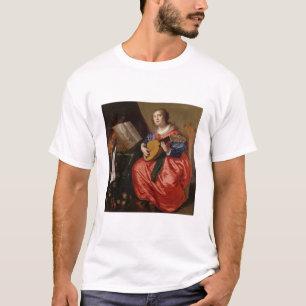 T-shirt Saint Cecilia (huile sur la toile)
