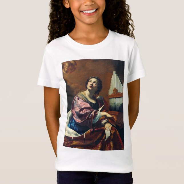 T-Shirt Saint Cecilia Premium "Concert Céleste" Impression (Devant)