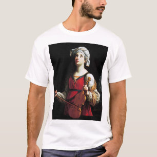 T-shirt Saint Cecilia (Sainte-Cécile), Guido Reni