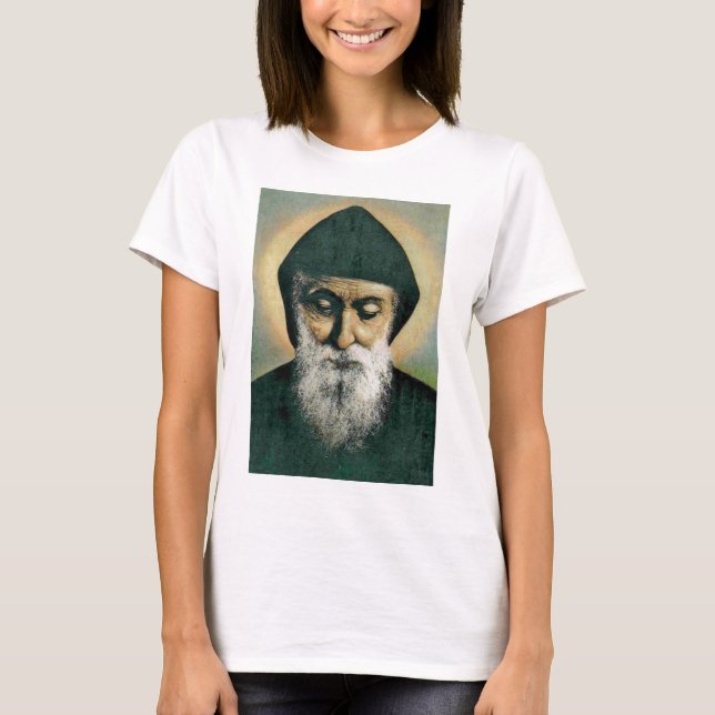 T-shirt Saint Charbel Portrait (Devant)