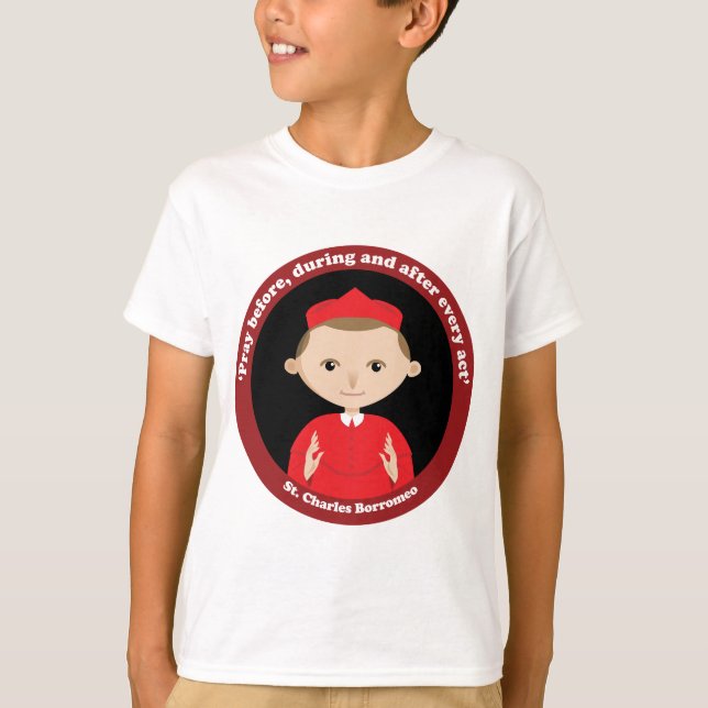 T-shirt Saint Charles Borromeo (Devant)
