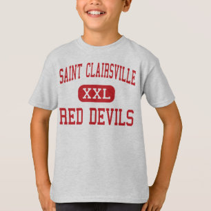 T-shirt Saint Clairsville - diables rouges - saint