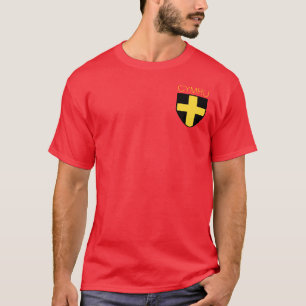 T-shirt Saint David Badge (Pays de Galles/ Cymru)