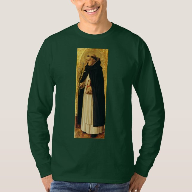T-shirt Saint Dominic par Carlo Crivelli (Devant)