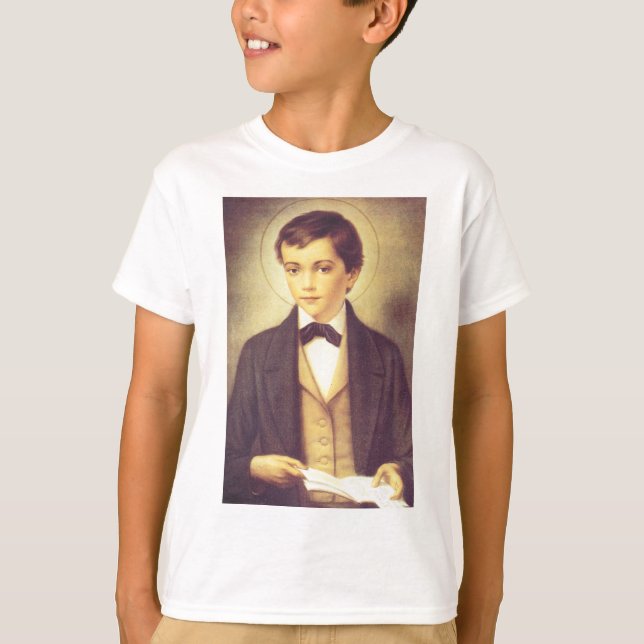 T-shirt Saint Dominic Savio étudiant de John Bosco (Devant)