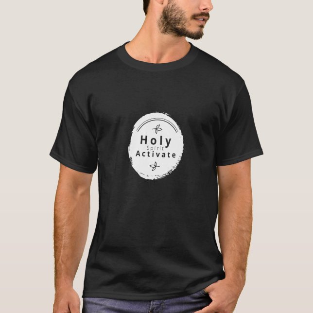 T-shirt Saint-Esprit Activé Religieux Christian Love Hop (Devant)