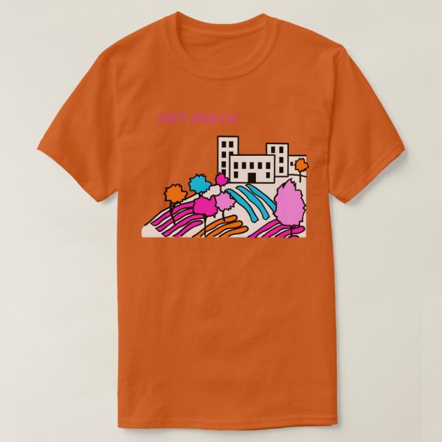 T-shirt Saint Etienne 90s Design (Design devant)