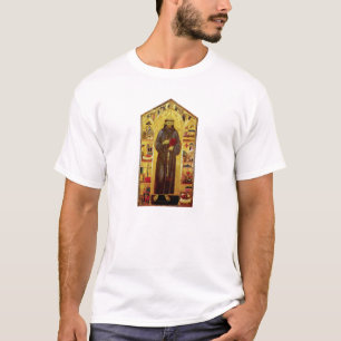 T-shirt Saint Francis d'iconographie médiévale d'Assisi