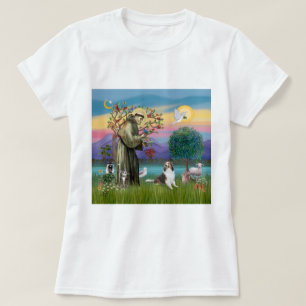 T-shirt Saint François avec Animaux - personnalisable