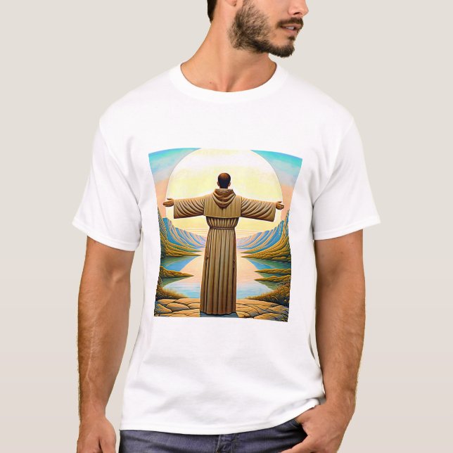 T-shirt Saint François d'Assise en tant que Tau franciscai (Devant)