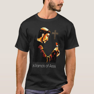 T-shirt Saint François d'Assise Patron Saint des Animaux C