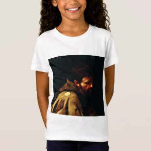 T-Shirt Saint François par Le Caravage Chef-d'œuvre baroqu