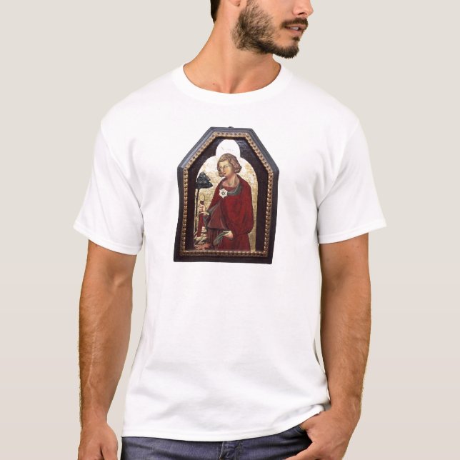 T-SHIRT SAINT GALGANO / LÉGENDE DE L'ÉPÉE DANS LE ROCHER (Devant)