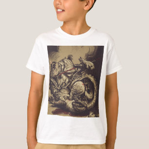 T-shirt Saint George assassiner le dragon