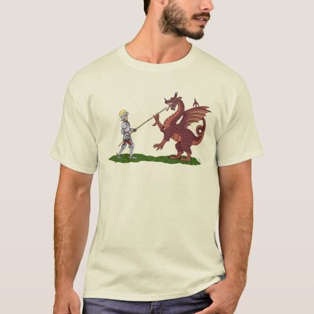 T-shirt Saint George et le Dragon du XVe siècle (Devant)