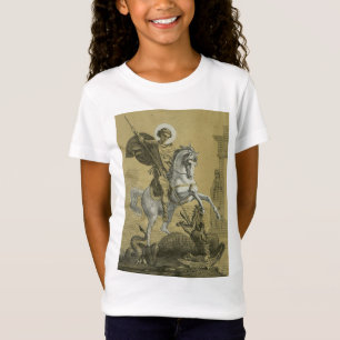 T-Shirt Saint George – Premium "Sunburst Gold" Art
