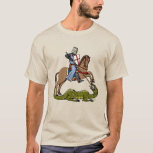 T-shirt Saint Georges et le Dragon du 13e siècle
