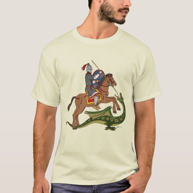 T-shirt Saint-Georges romain et le Dragon (Devant)