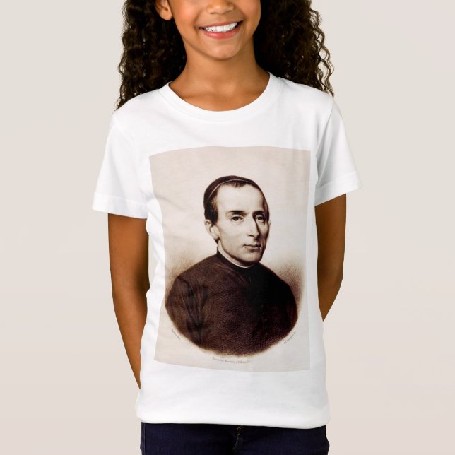T-Shirt Saint Giuseppe Cafasso Prêtre franciscain (Devant)