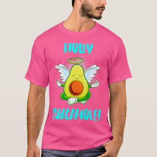 T-shirt Saint Guacamole Ange Religion Vegan Drôle Avocado