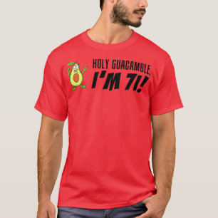 T-shirt Saint Guacamole Im 71 Cartoon Avocado Veggie Pun 7