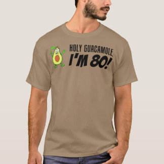 T-shirt Saint Guacamole Im 80 Cartoon Avocado Veggie Pun 8