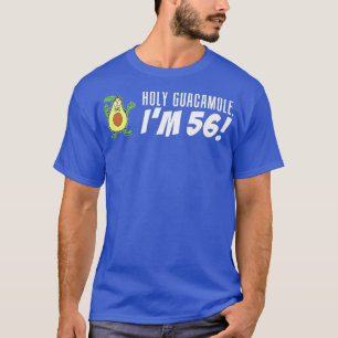 T-shirt Saint Guacamole Je suis 56 Cartoon Avocado Veggie 
