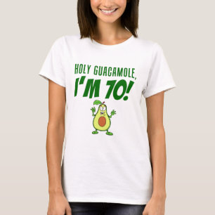 T-shirt Saint Guacamole Je suis 70 Dessin Avocado