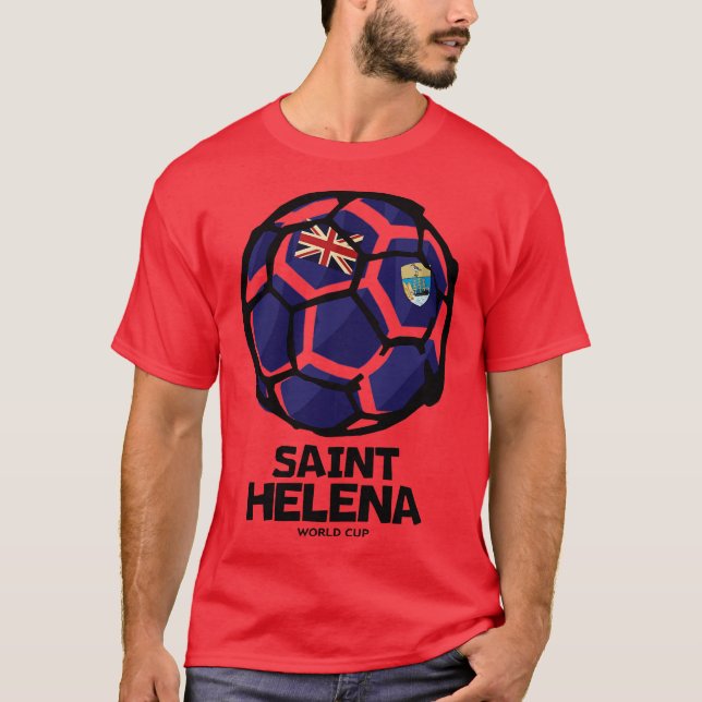 T-shirt Saint Helena Country Flag (Devant)