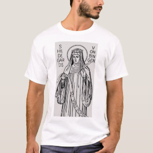 T-shirt Saint Hildegard de Bingen Abbess bénédictine