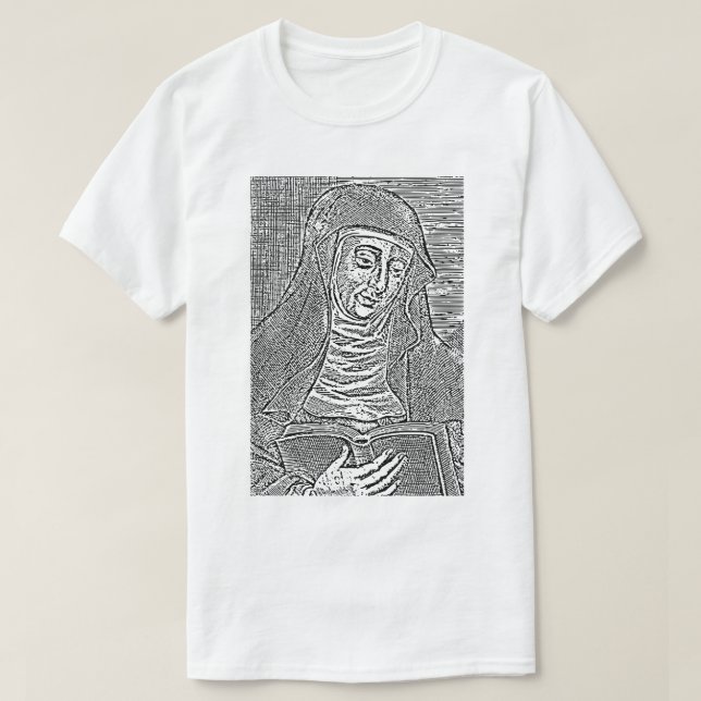 T-shirt Saint Hildegard von Bingen (Design devant)