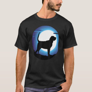 T-shirt Saint Hubert's Dog Bloodhound Retro
