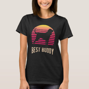 T-shirt Saint Hubert's Dog Bloodhound Retro 18
