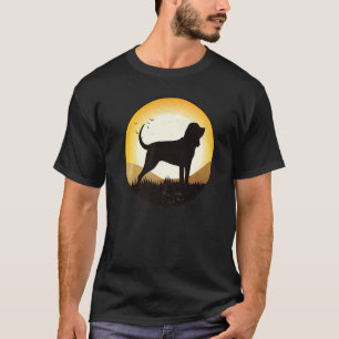T-shirt Saint Hubert's Dog Bloodhound Retro 58