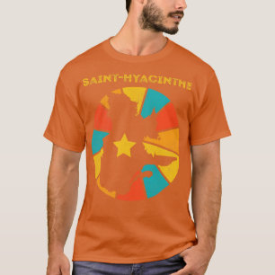 T-shirt Saint-Hyacinthe Québec Canada Vintage en détresse