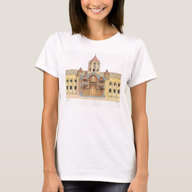 T-shirt Saint-Jacques-de-Compostelle roman (Devant)