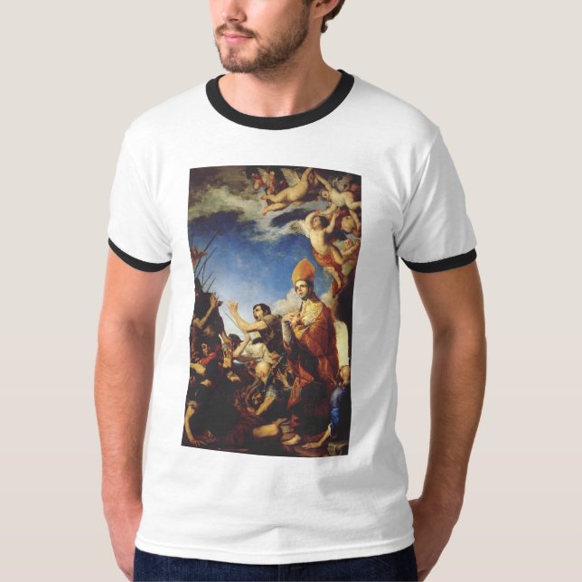 T-shirt Saint Janvier, évêque de Bénévent - Beaux-arts (Devant)