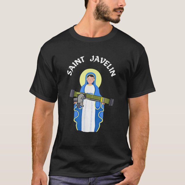 T-shirt Saint Javelin I Stand With Ukraine Ukrainian Count (Devant)