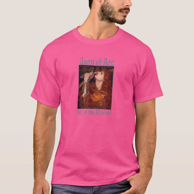 T-shirt Saint Jean D'Arc Patron Saint De L'Éternel Rosetti (Devant)