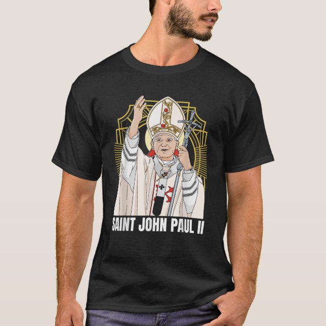 T-shirt Saint Jean-Paul II (Devant)