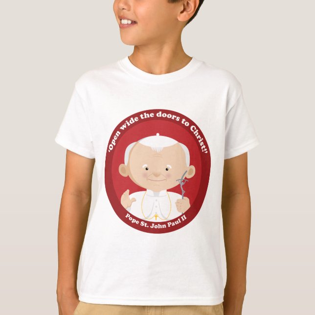 T-shirt Saint Jean-Paul II (Devant)