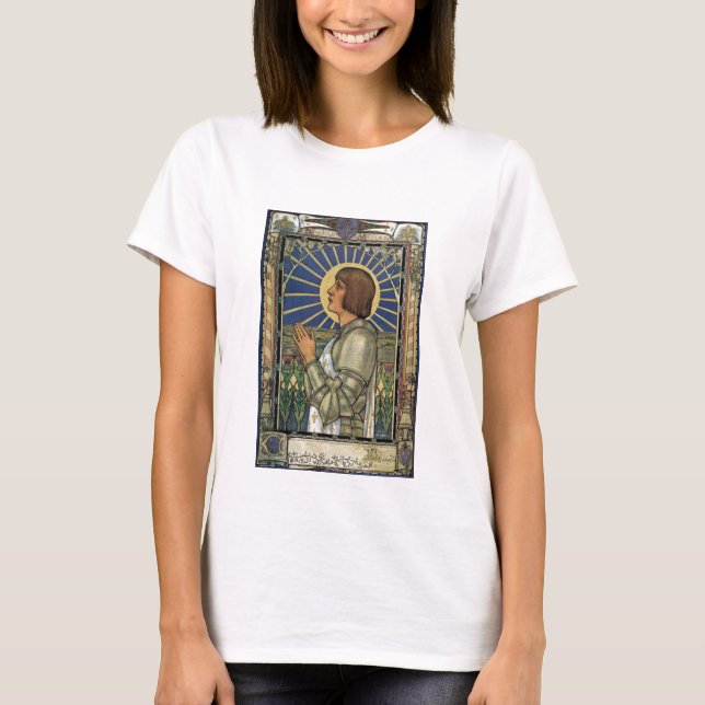 T-shirt Saint Jeanne d'Arc en verre tendu Image (Devant)