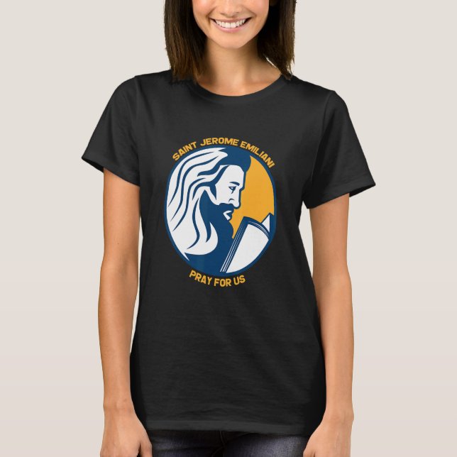 T-shirt Saint Jérôme Emiliani Patron Catholique Saints Con (Devant)