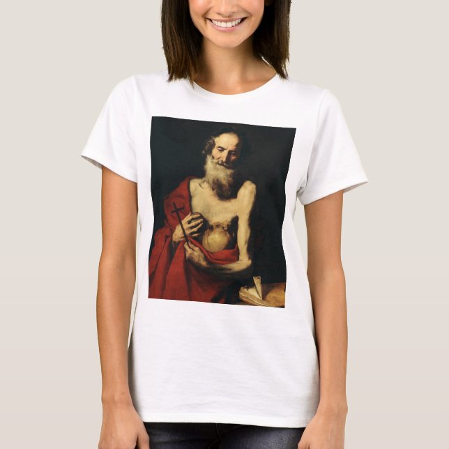 T-shirt Saint Jérôme par Jusepe de Ribera (Devant)