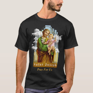 T-shirt Saint-Joseph Catholic Church Saint-Joseph With Inf