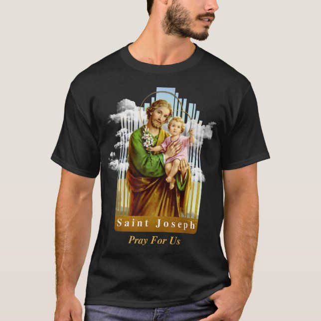 T-shirt Saint-Joseph Catholic Church Saint-Joseph With Inf (Devant)