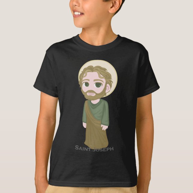 T-shirt Saint Joseph Cute catholique (Devant)