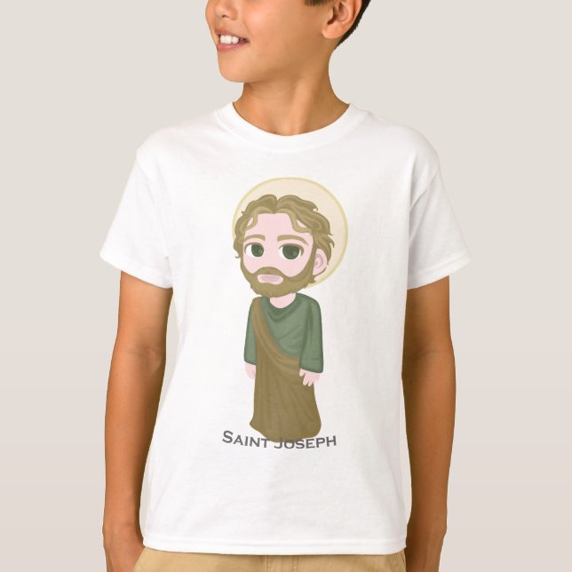 T-shirt Saint Joseph Cute catholique (Devant)