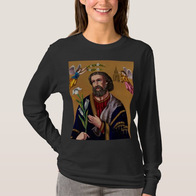 T-shirt Saint Joseph Guardian de la Sainte Famille (Devant)